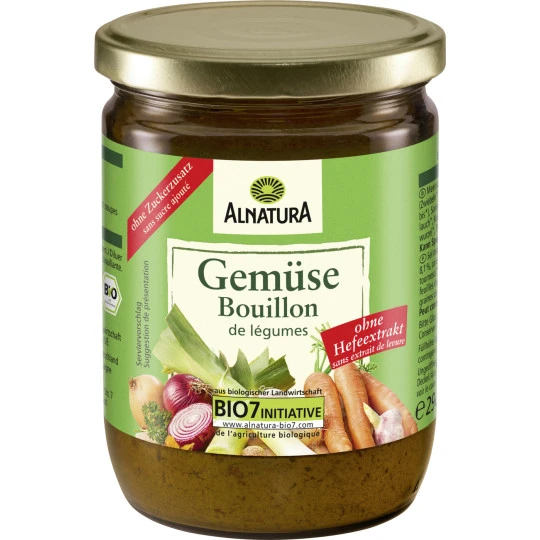 Bio Gemüse Bouillon Ohne Hefe-Extrakt 290G