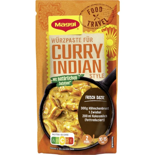 Food Travel Curry Indian Style 65G