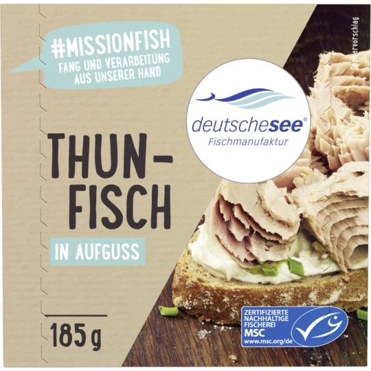 Deutsche See Thunfisch In Aufguss 185G